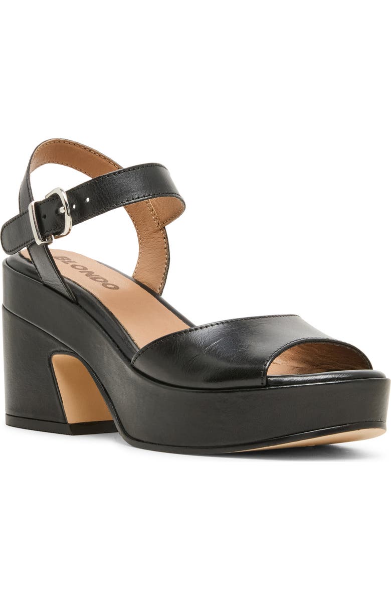 Blondo Mona Waterproof Ankle Strap Platform Sandal, Main, color,