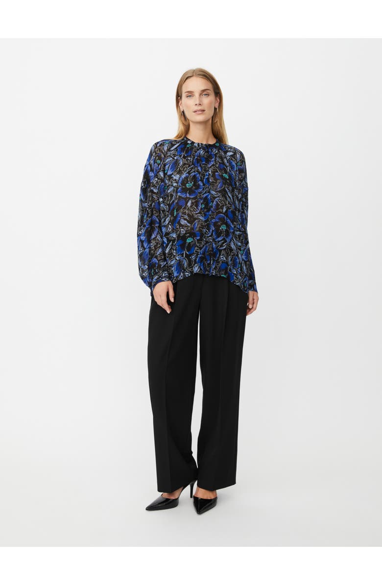 Masai Copenhagen MaIvorama Floral Print Shirt, Alternate, color, Surf The Web