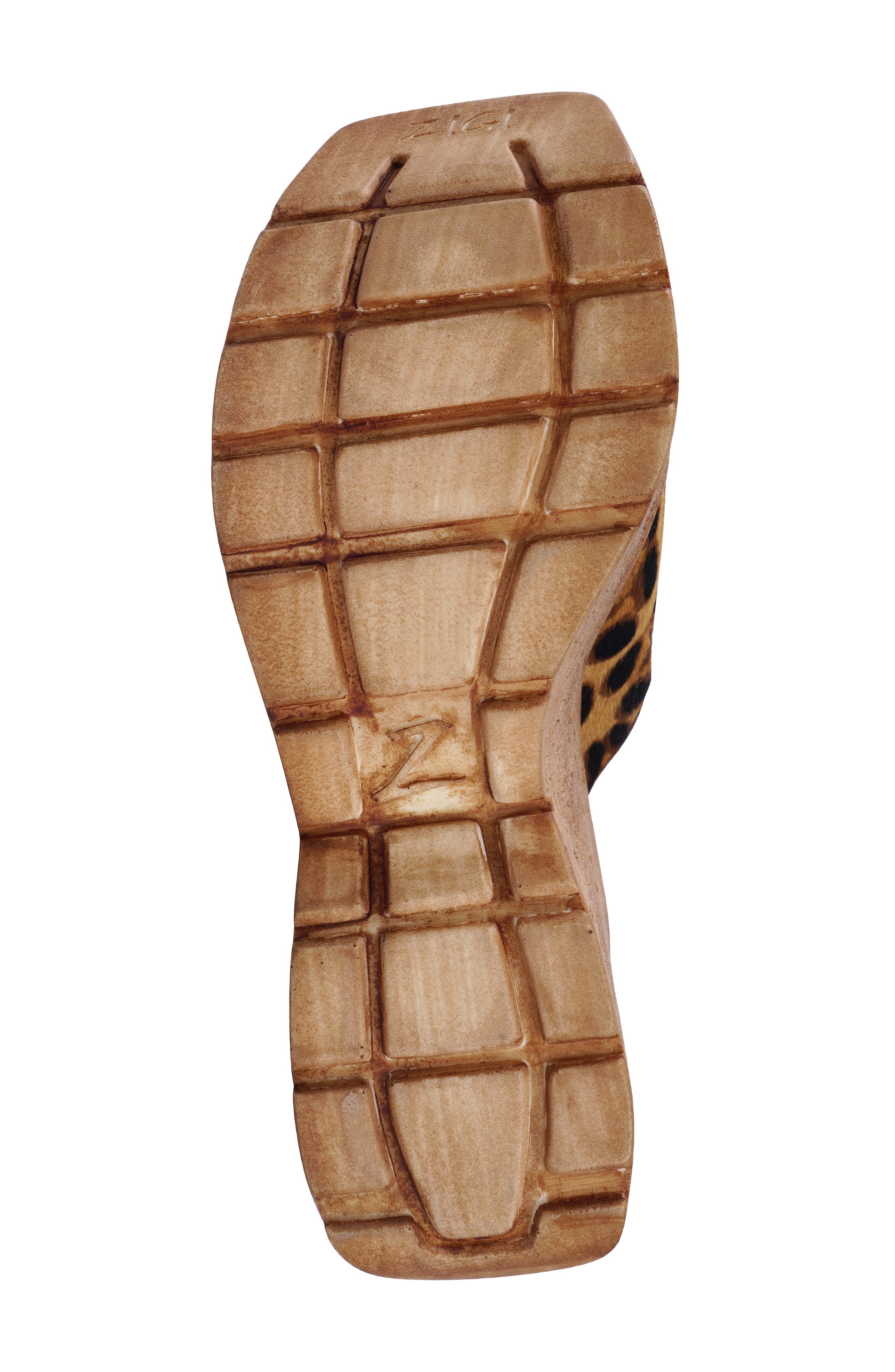 Zhamira Platform Wedge Sandal, Alternate, color, TAN LEOPARD PRINT