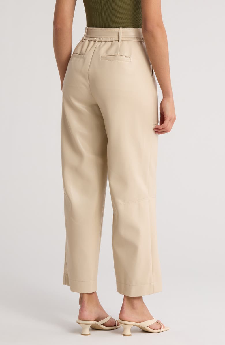 Simkhai Jenny Belted Crop Pants, Alternate, color, Sand
