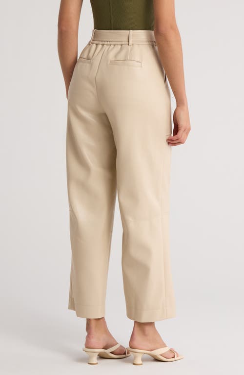 Simkhai Jenny Belted Cropped Pant In White