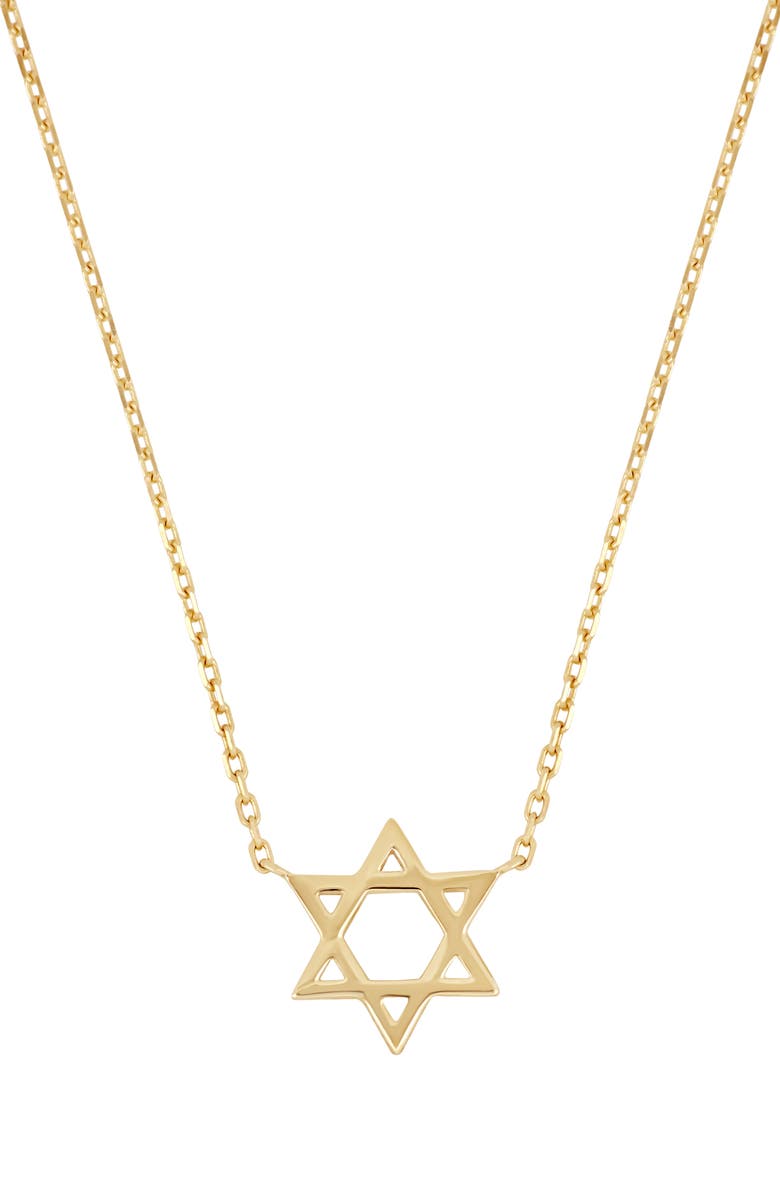 Bony Levy 14K Gold Star of David Pendant Necklace, Main, color, 14K Yellow Gold
