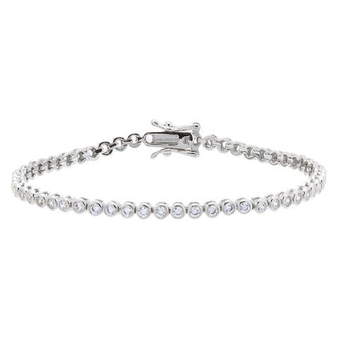 Bezel Tennis Bracelet