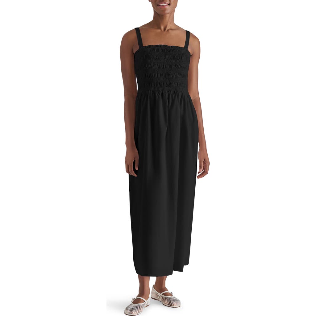 STEVE MADDEN STEVE MADDEN ADRIANA SMOCKED MAXI DRESS