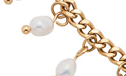 St. Moran Vicente Freshwater Pearl Anklet In White