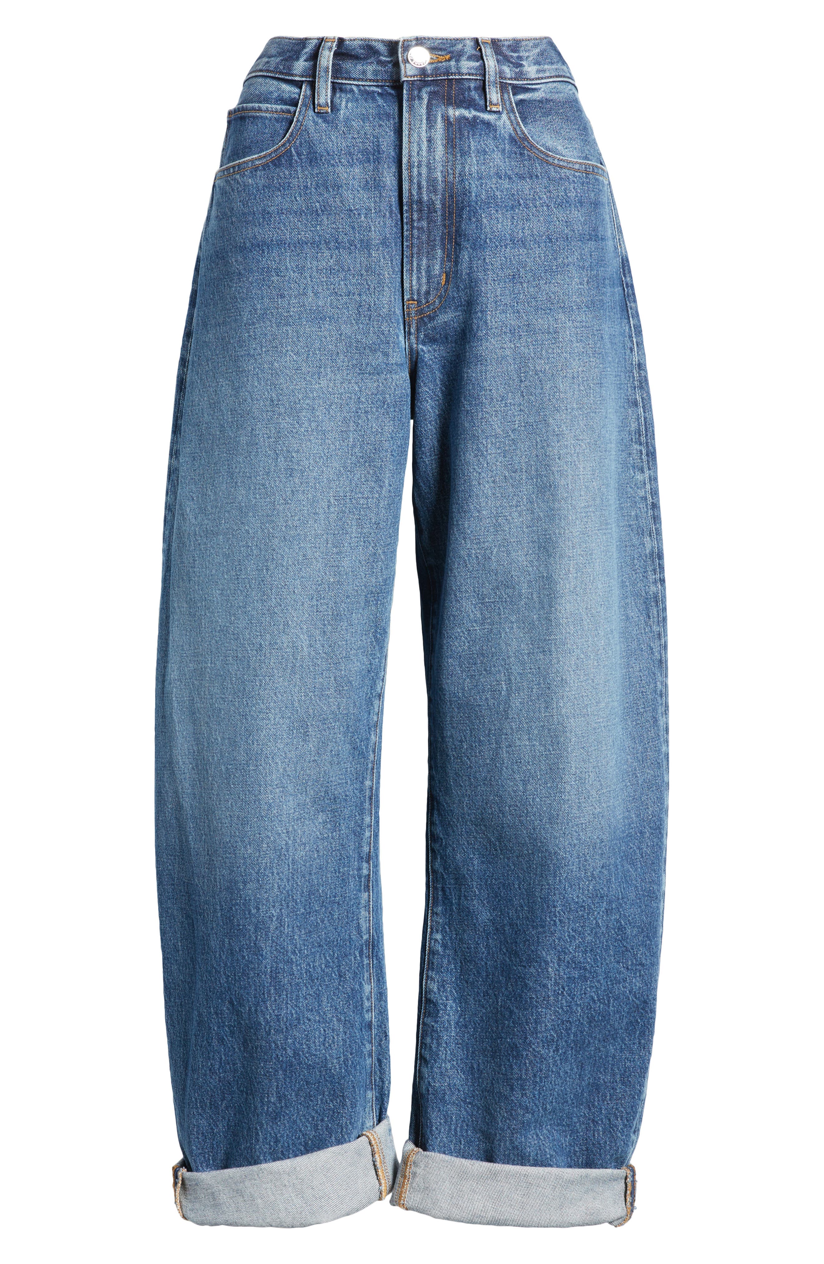 Bubble Nonstretch Baggy Jeans (Women) | Nordstrom