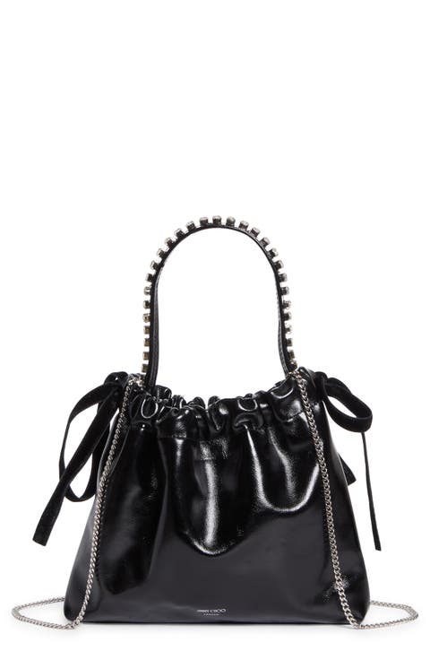 Mini Drawstring Top Handle Bag