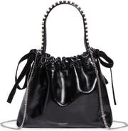 Jimmy Choo Mini Drawstring Top Handle Bag