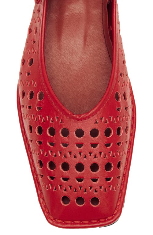 Alohas Sway Slit Leather Ballet Flats