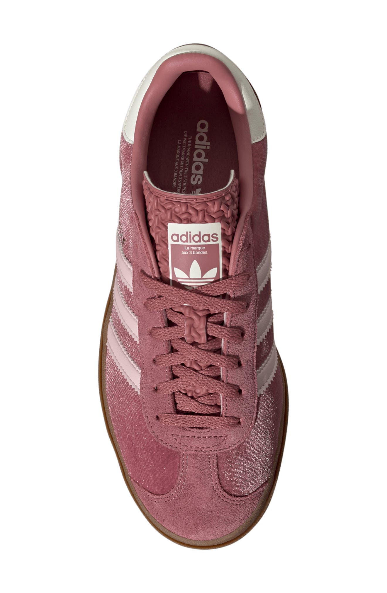 Gazelle Bold Platform Sneaker, Alternate, color, CRIMSON/ PINK/ OFF WHITE