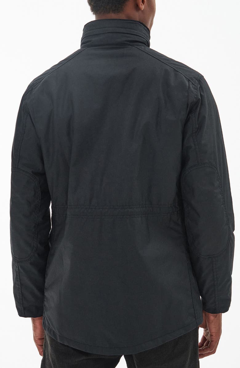 Barbour Sapper Water Resistant Waxed Cotton Jacket, Alternate, color,