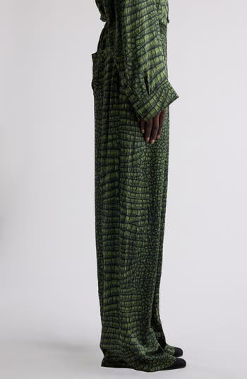 パンツ BALENCIAGA SILK PYJAMA PANTS Silk pajama pants in black - Balenciaga | Mytheresa