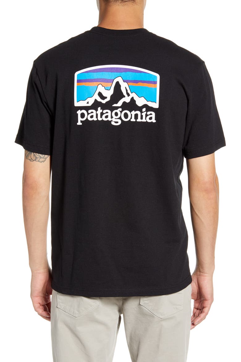 Fitz Roy Horizons Graphic Responsibili-Tee T-Shirt, Alternate, color, BLACK
