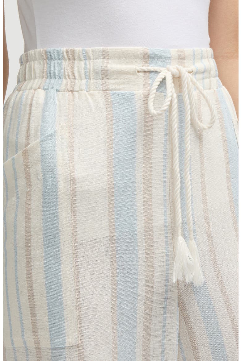Wide Leg Pants, Alternate, color, BLUE NATURAL STRIPE