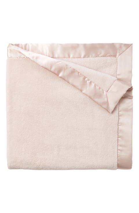 Satin Trim Fleece Blanket (Baby)