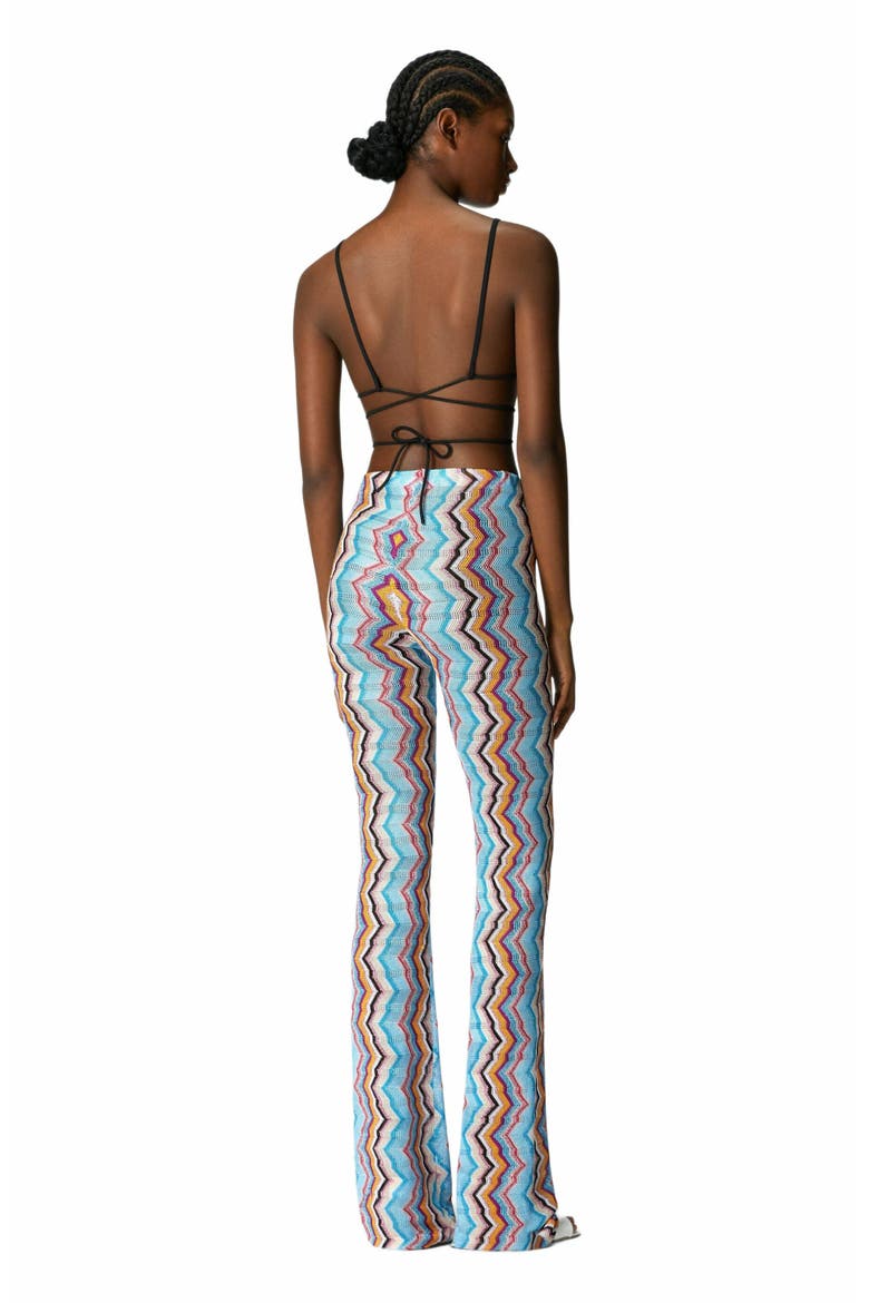 Straight-leg Viscose Pants, Alternate, color, Multicoloured