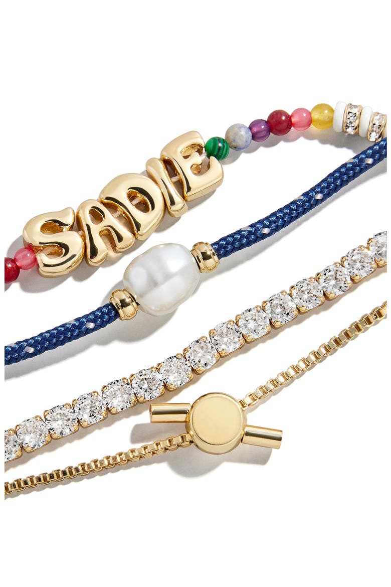 Rowan Semiprecious Custom Layered Bracelet, Alternate, color, BLUE MULTI