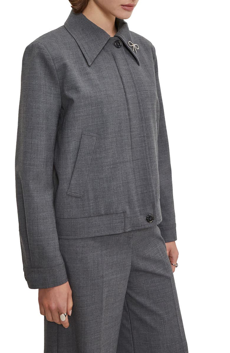 ottod'Ame Jacket With Collar, Main, color, Grey