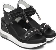 NeroGiardini Platform Wedge Sandal