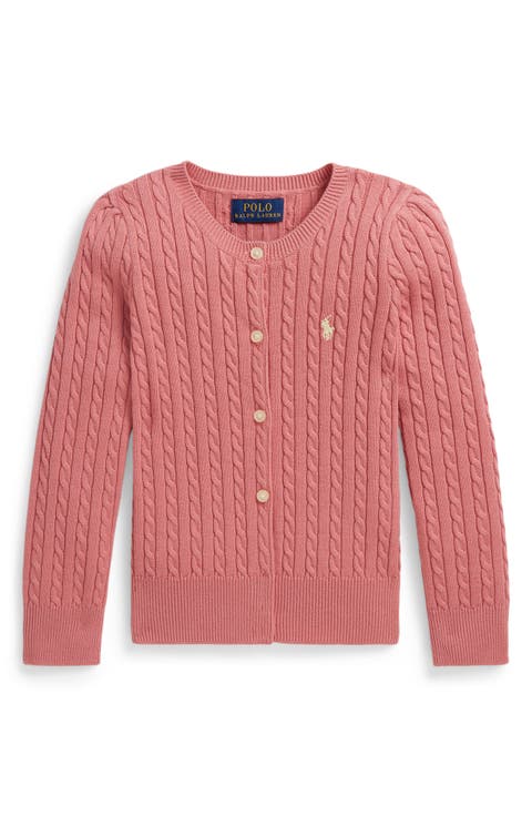 Kids' Cable Cotton Cardigan (Toddler & Little Kid)