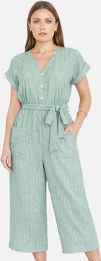 Yumi V-Neck Jumpsuit