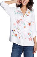 Billy T Sketchbook Embroidered Button-Up Shirt