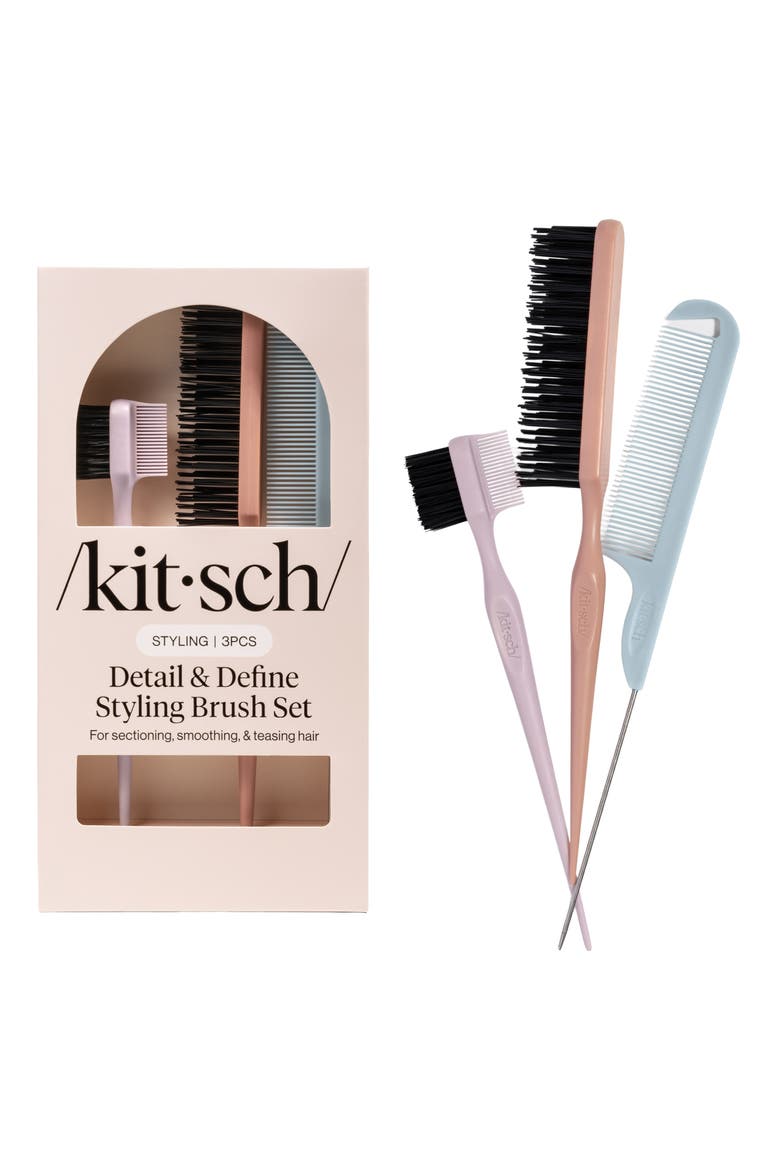 Deatil & Define Styling Brush 3-Piece Set, Main, color, NO COLOR
