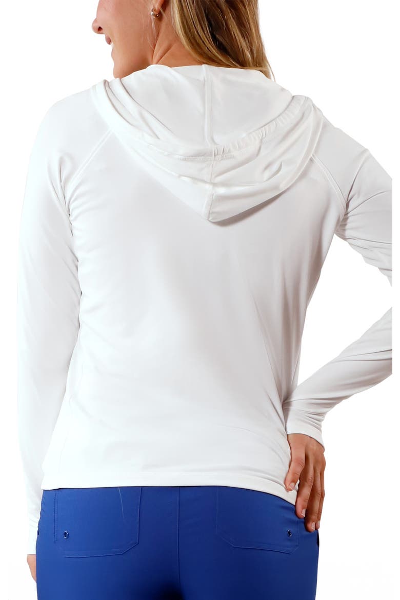 Hooded Water Jacket, Alternate, color, White