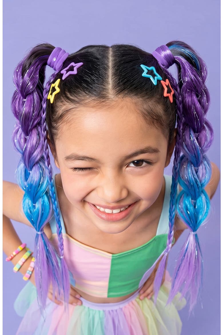 Rose Riot Wrap Ponytail Hair Extension, Alternate, color, OPEN PURPLE