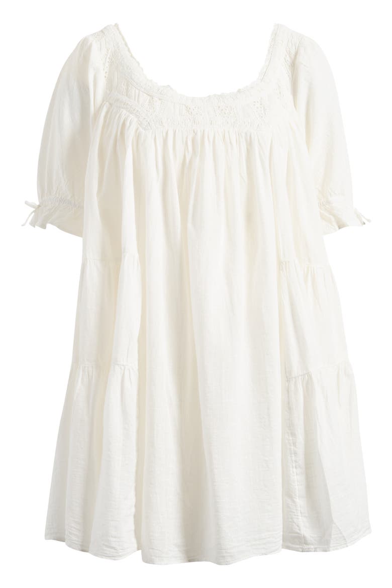 sandy shores babydoll dress in ivory Free People sandy shores babydoll mini dress in ivory