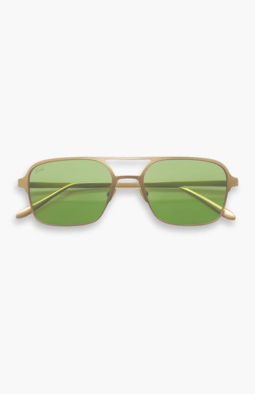 Indy Jimmy Aviator Polarized Sunglasses In Gold