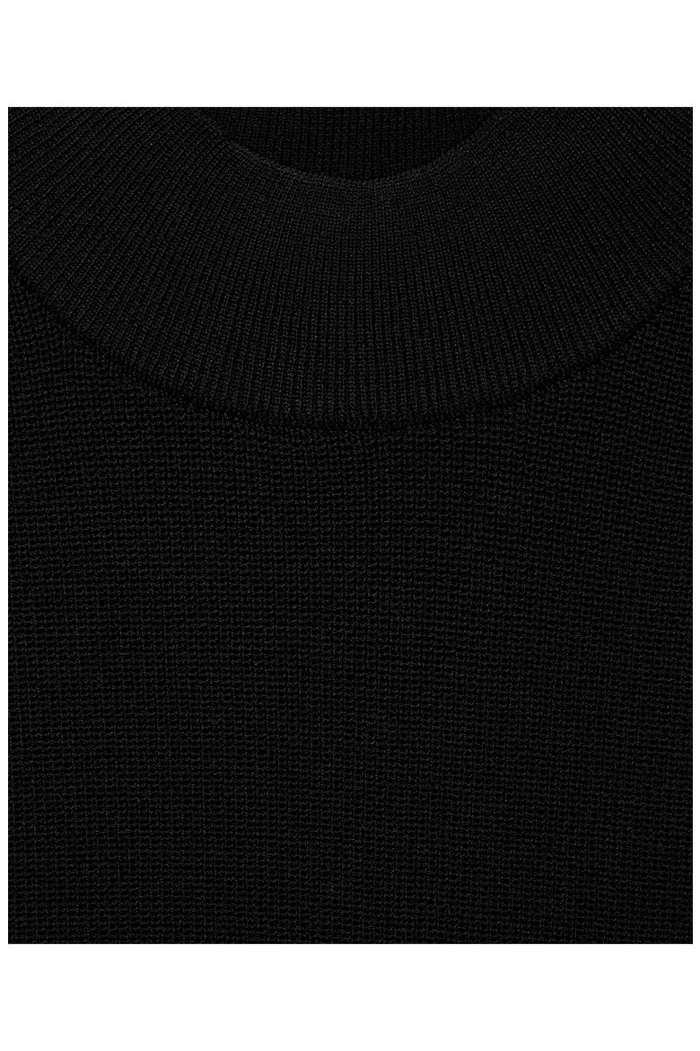 Perkins Sleeveless Sweater Dress, Alternate, color, BLACK