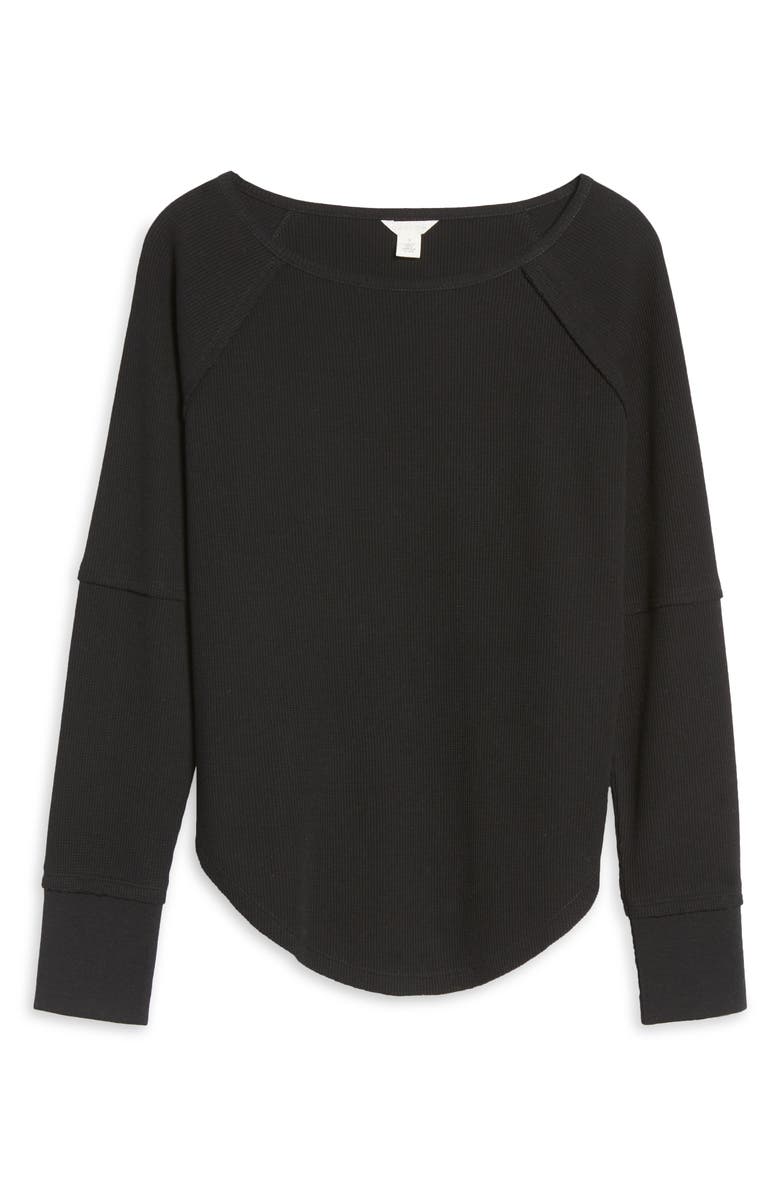 Caslon<sup>®</sup> Long Sleeve Thermal Top, Alternate, color,