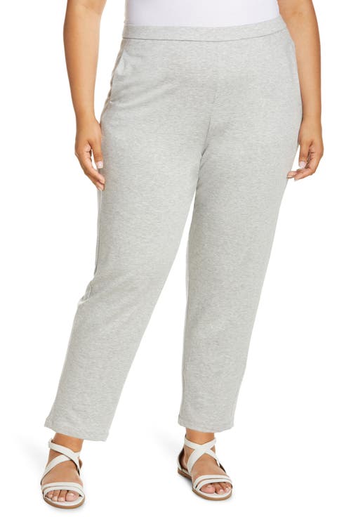 Slouch Fleece Ankle Pants (Plus Size)