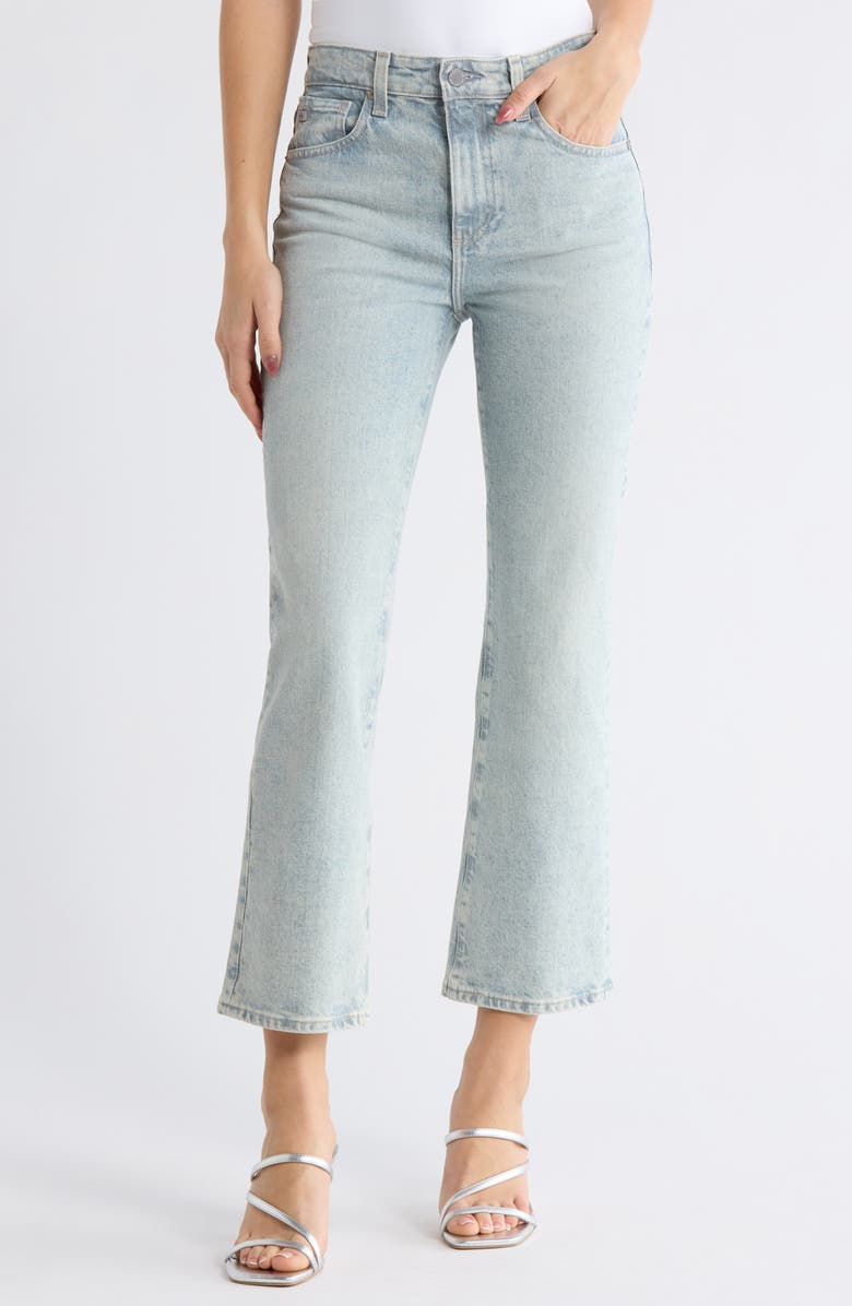 AG Women's Kinsley High Waist Pop Crop Jeans, Main, color, Crystalline Moonwash