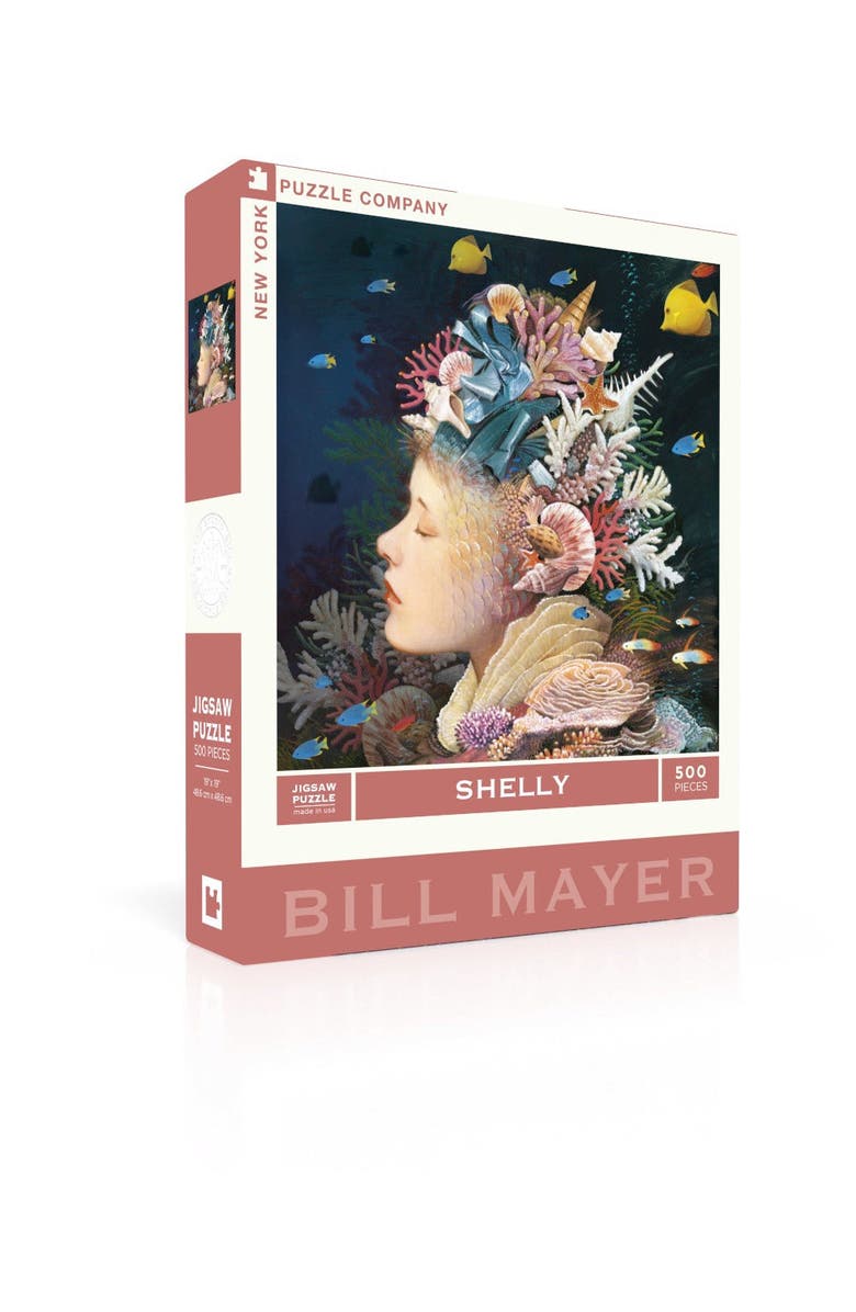 NEW YORK PUZZLE COMPANY Shelly 500 Piece Puzzle, Alternate, color, NO COLOR