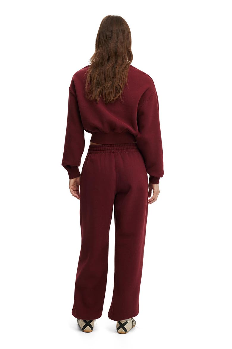 Women's Active Plush Boyfriend Jogger, Alternate, color, Gingerberry