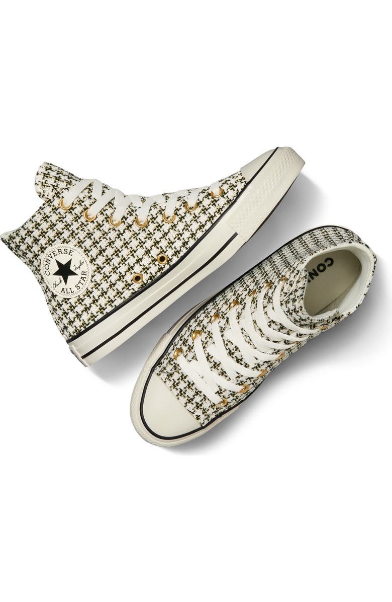 Converse Chuck Taylor<sup>®</sup> All Star<sup>®</sup> Houndstooth High Top Sneaker, Alternate, color,