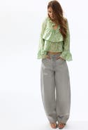 H&M Ruffle-trimmed blouse