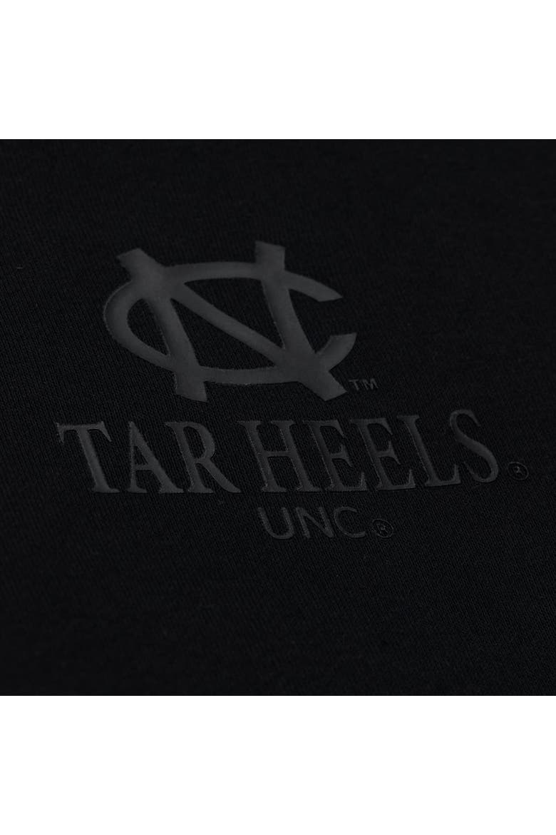 Men's Mitchell & Ness  Black North Carolina Tar Heels Monochrome Icon Fleece Hoodie, Alternate, color, Black