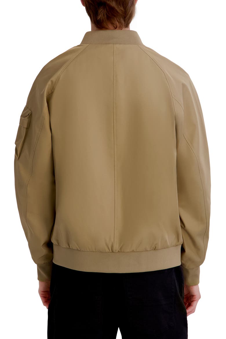 Utility Pocket Bomber Jacket, Alternate, color, TAN