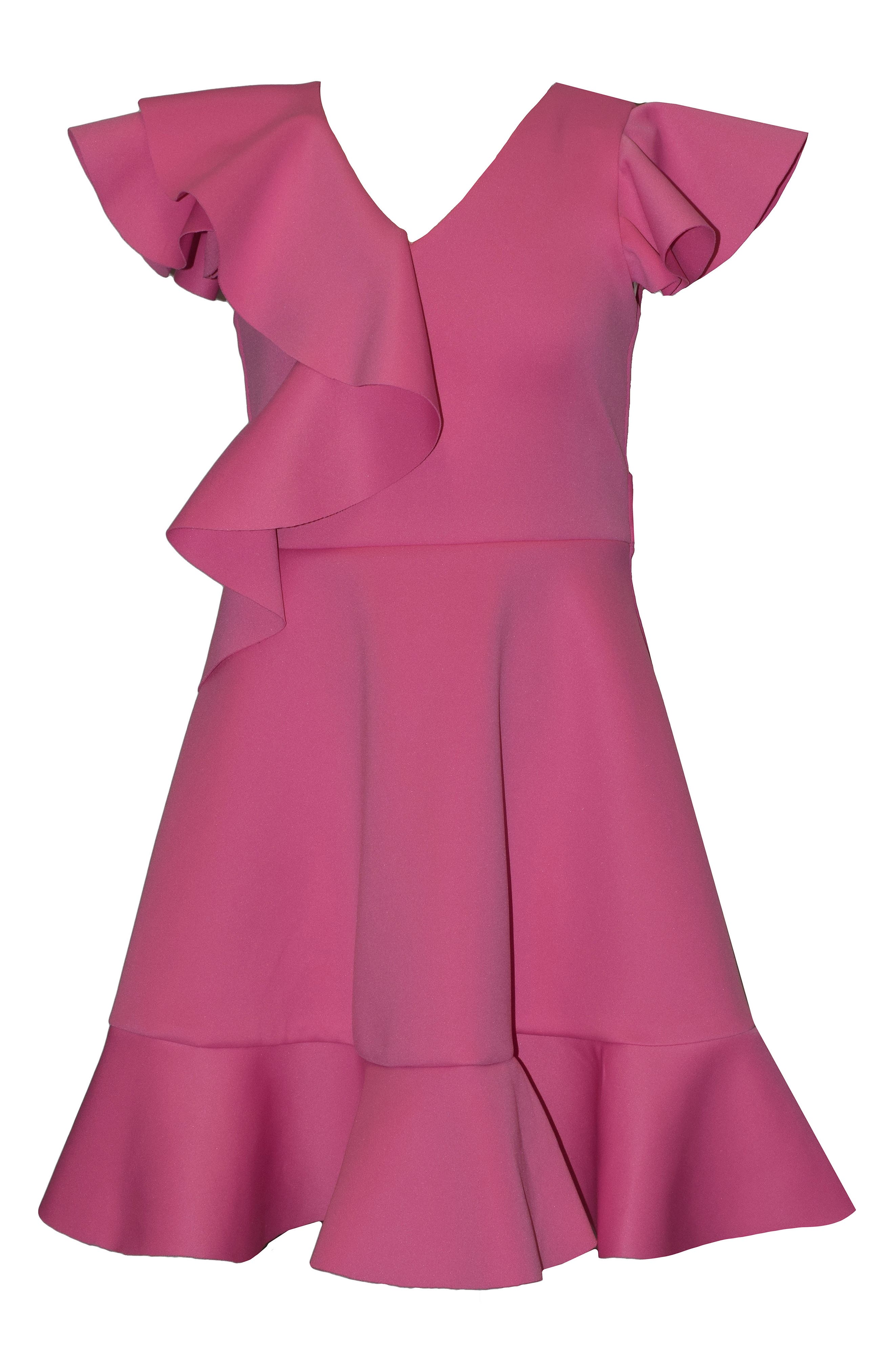 Iris & Ivy Kids' Flutter Scuba Knit Skater Dress