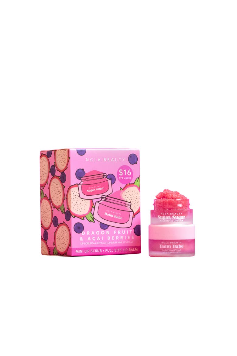 Dragon Fruit and Acai Berries Mini Lip Care Set, Main, color, n/a