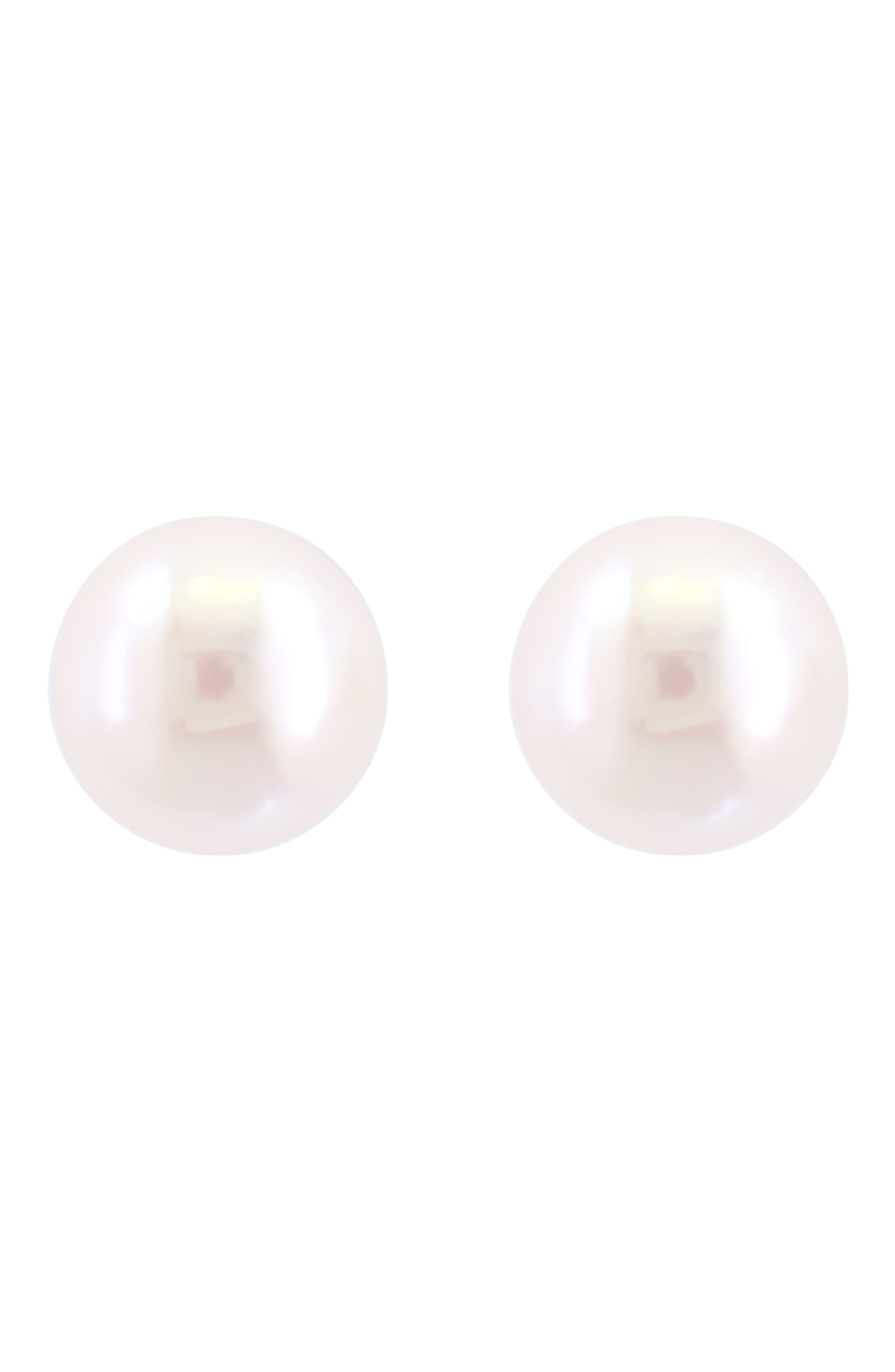 EFFY 14K Gold Akoya Pearl Stud Earrings