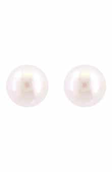 EFFY 14K Gold Akoya Pearl Stud Earrings