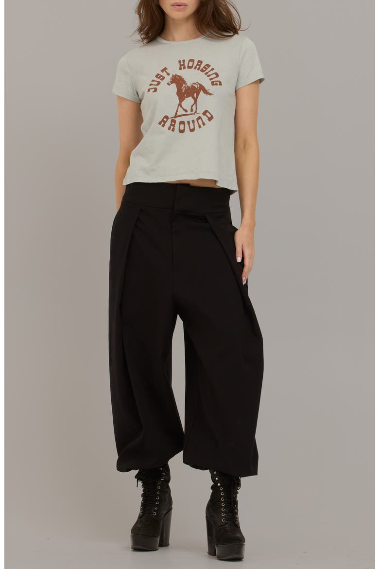 Just Horsing Around Graphic Tee, Alternate, color, MOONSTONE