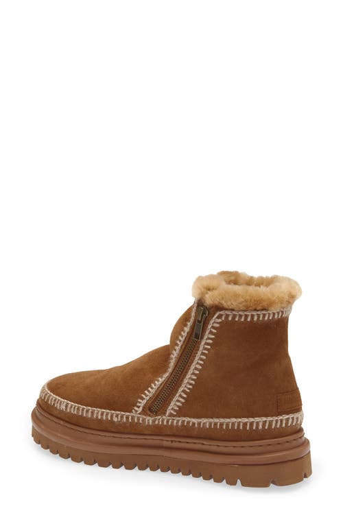 Laidback London Setsu 4.0 Genuine Shearling Lined Ankle Boot In Brown