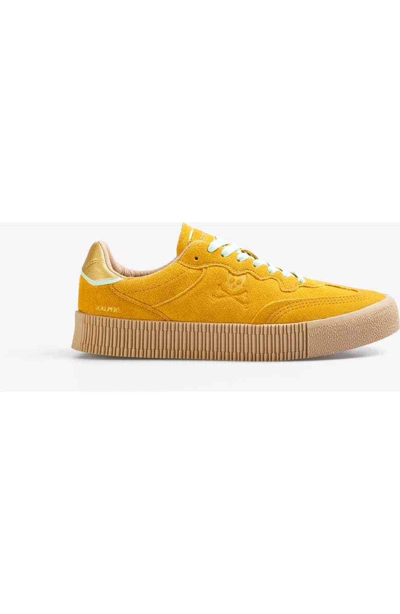 Scalpers Gale Sneakers Woman, Main, color, Mustard