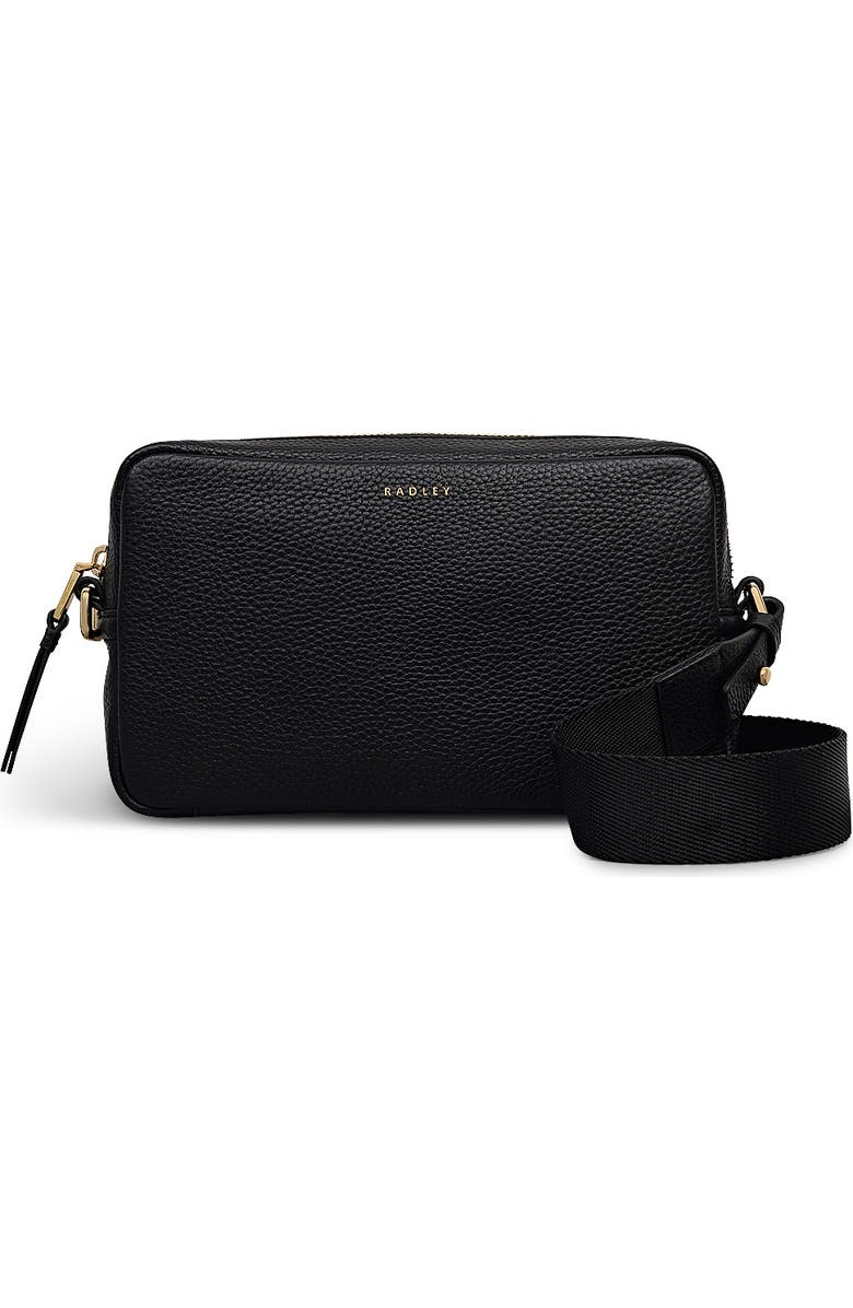 Radley Tavistock Mini Zip Around Crossbody Bag, Main, color, Black