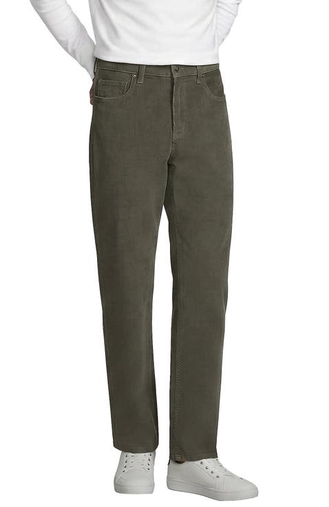 Corduroy Comfort Waist Classic Straight Fit 5 Pocket Pant